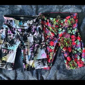 Calvin Klein Biker Workout Shorts Bundle